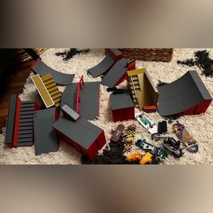 Tech deck skateboard toys and ramps